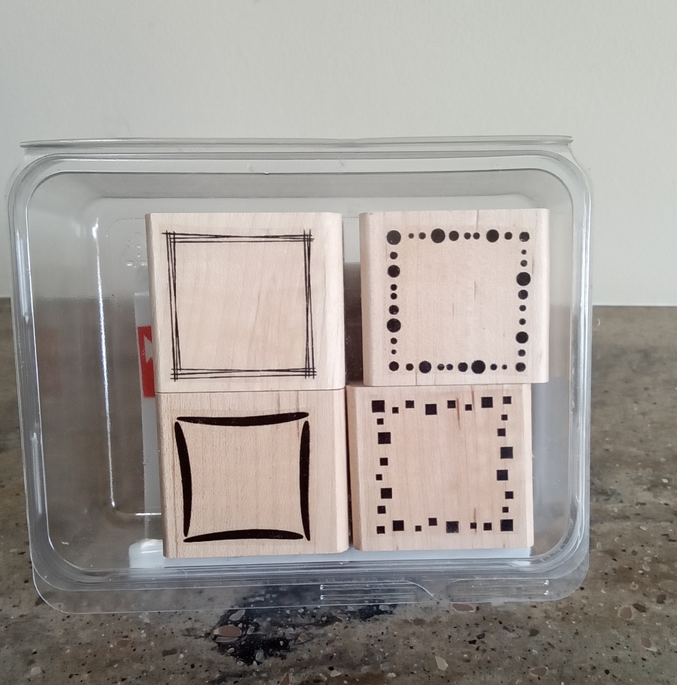 Used Stampin' Up Wood mount Rubber Stamps "Around And About"